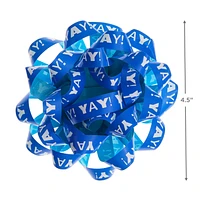 4.6" Blue "Yay!"/Aqua Recyclable Gift Bow for only USD 1.99 | Hallmark