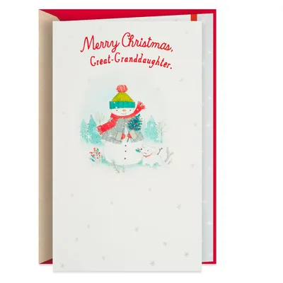 Bright and Beautiful Christmas Card for Great-Granddaughter for only USD 2.99 | Hallmark