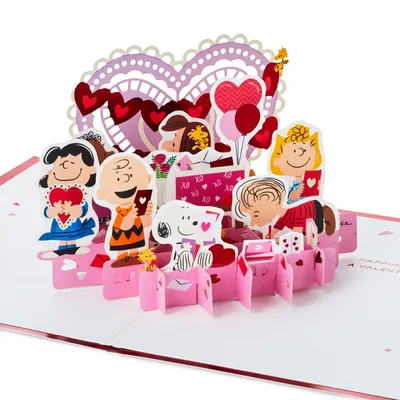 The Peanuts® Gang Happiness Is 3D Pop-Up Valentine's Day Card for only USD 14.99 | Hallmark
