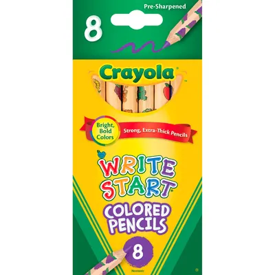 Crayola® Write Start Colored Pencils, 8-Count for only USD 4.49 | Hallmark