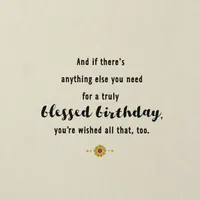 Wishing You a Blessed Day Birthday Card for only USD 3.99 | Hallmark