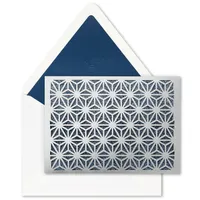Silver Stars and Blue Glitter Blank Note Cards, Box of 8 for only USD 14.99 | Hallmark