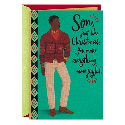 You Make Everything More Joyful Christmas Card for Son for only USD 3.99 | Hallmark