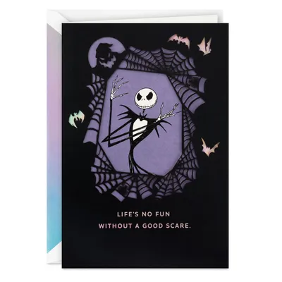 Disney Tim Burton's The Nightmare Before Christmas Good Scare Halloween Card for only USD 7.99 | Hallmark