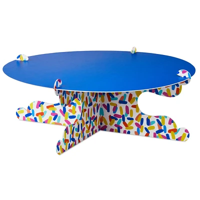 Bold Blue Cake Stand With Confetti-Patterned Base for only USD 9.99 | Hallmark