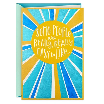 Some People Are Really Easy to Like Goodbye Card for only USD 5.99 | Hallmark