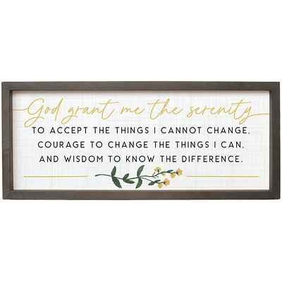 Simply Said Serenity Prayer Farmhouse Frame, 24x10 for only USD 39.99 | Hallmark