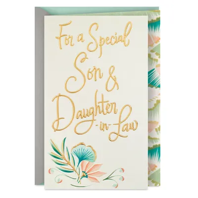 Love Is a Gift Wedding Card for Son and Daughter-in-Law for only USD 3.99 | Hallmark