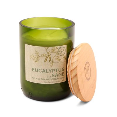 Paddywax Eco Eucalyptus and Sage Jar Candle, 8 oz.