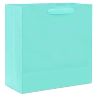 10.4" Aqua Large Square Gift Bag for only USD 4.49 | Hallmark