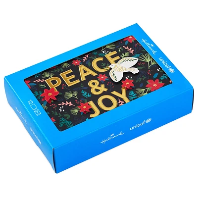 UNICEF Peace and Joy Dove Boxed Christmas Cards, Pack of 12 for only USD 20.50 | Hallmark