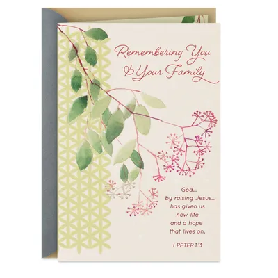 Prayers for You and Your Family Religious Sympathy Card for only USD 3.99 | Hallmark