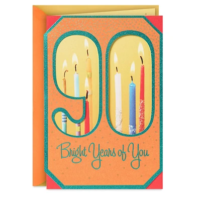 90 Bright Years of You 90th Birthday Card for only USD 4.59 | Hallmark