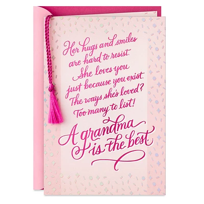 The Best in a Million Ways Birthday Card for Grandma for only USD 6.59 | Hallmark