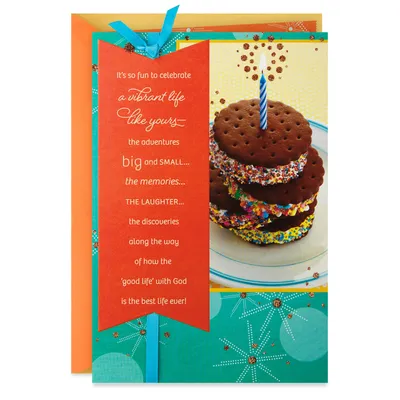 Cookies With Sprinkles Religious Birthday Card for only USD 4.99 | Hallmark