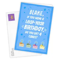 Leap Year Folded Birthday Photo Card for only USD 4.99 | Hallmark