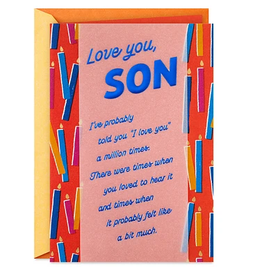 Love You a Million Times Birthday Card for Son for only USD 6.59 | Hallmark