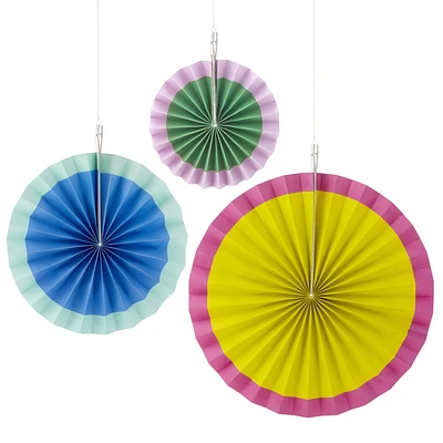 Bright Pastel Decorative Paper Fans, Set of 3 for only USD 5.99 | Hallmark