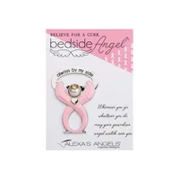 Pink Ribbon Always By My Side Bedside Angel, 2.5" for only USD 12.99 | Hallmark