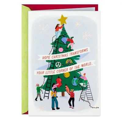 Transform the World Christmas Card From Us for only USD 3.99 | Hallmark