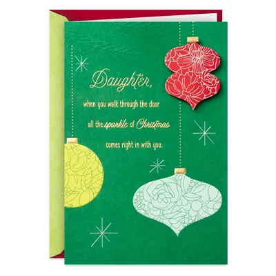 You Sparkle Christmas Card for Daughter for only USD 6.59 | Hallmark