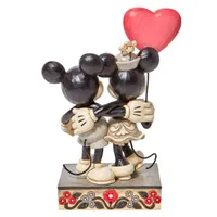 Jim Shore Disney Mickey and Minnie Heart Figurine, 7.25" for only USD 74.99 | Hallmark