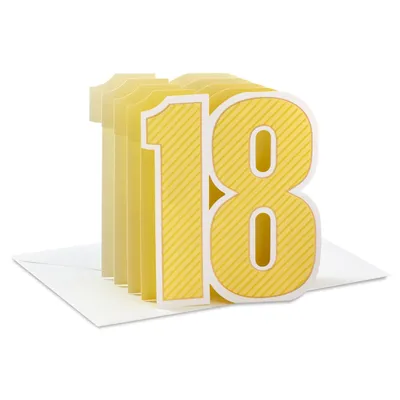 Welcome to Amazing 3D Pop-Up 18th Birthday Card for only USD 5.99 | Hallmark