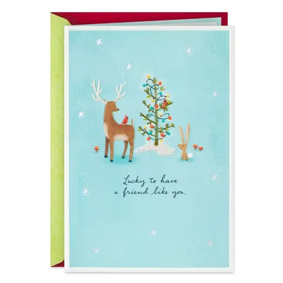 Lucky to Have a Friend Like You Christmas Card for only USD 4.59 | Hallmark