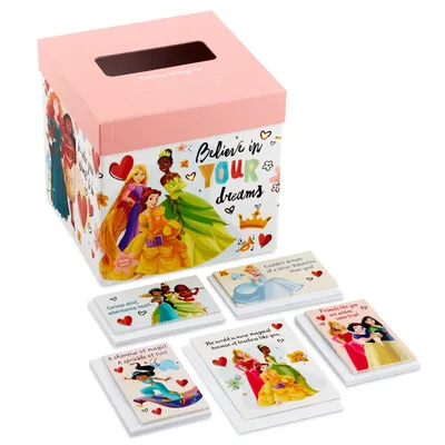 Disney Princess Pink and White Kids Classroom Valentines Set With Cards and Light-Up Mailbox With Sound for only USD 19.99 | Hallmark
