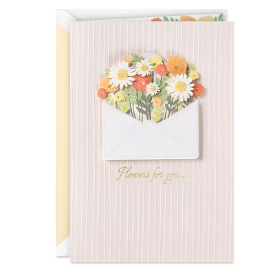 Flowers for You Thinking of You Card for only USD 8.59 | Hallmark