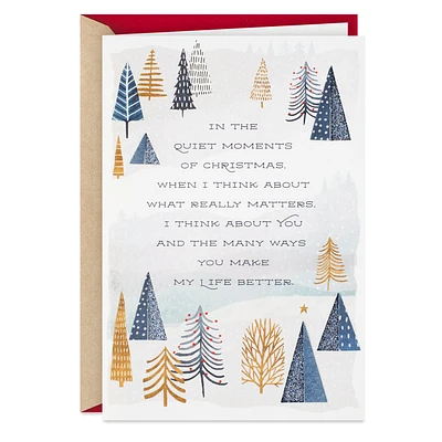 The Many Ways You Make My Life Better Christmas Card for only USD 5.59 | Hallmark