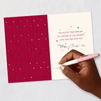 You Light Up the Holidays Christmas Card for Granddaughter for only USD 2.99 | Hallmark