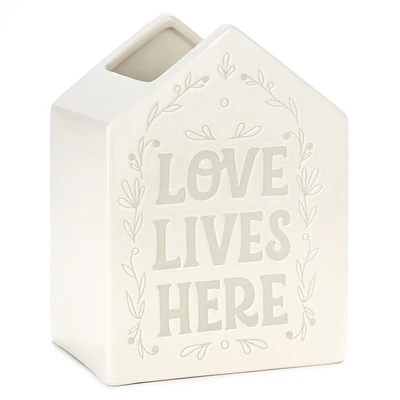 Love Lives Here House-Shaped Vase for only USD 22.99 | Hallmark