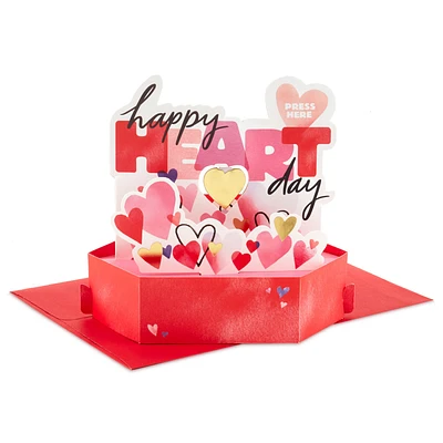 Happy Heart Day Musical 3D Pop-Up Valentine's Day Card With Motion for only USD 11.99 | Hallmark