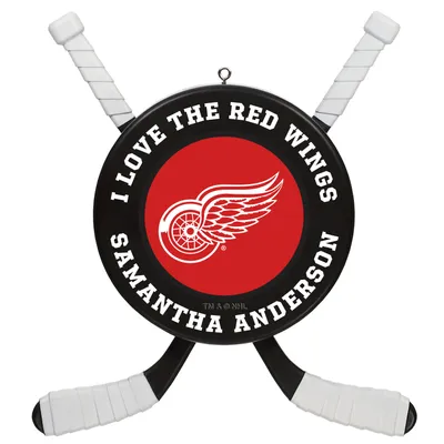 NHL Detroit Red Wings® Hockey Personalized Ornament