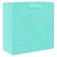 10.4" Aqua Large Square Gift Bag for only USD 4.49 | Hallmark