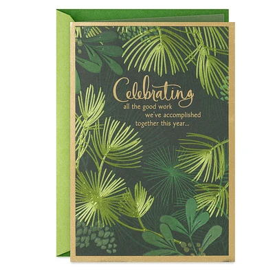 Celebrating All We've Accomplished Holiday Card for Coworker for only USD 3.99 | Hallmark