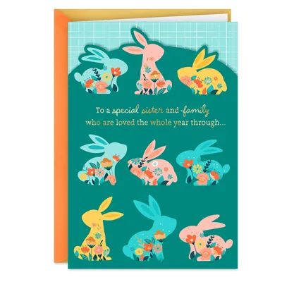 Loved All Year Easter Card for Sister and Her Family for only USD 2.99 | Hallmark