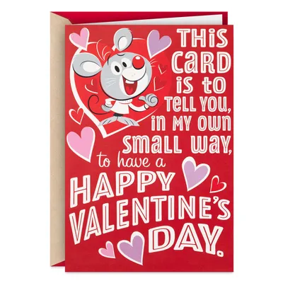 Not So Small Way Funny Musical Pop-Up Valentine's Day Card for only USD 7.59 | Hallmark