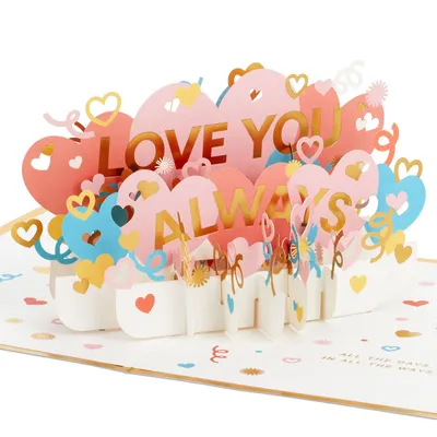 Love You Always 3D Pop-Up Love Card for only USD 12.99 | Hallmark