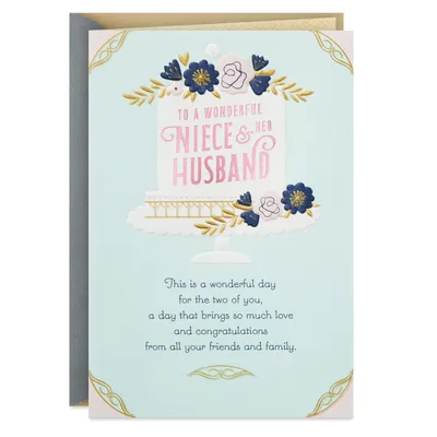 A Wonderful Day Wedding Card for Niece and Her Husband for only USD 2.99 | Hallmark