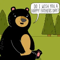 Bear Crap and Happy Wishes Funny Father's Day Card for only USD 3.49 | Hallmark