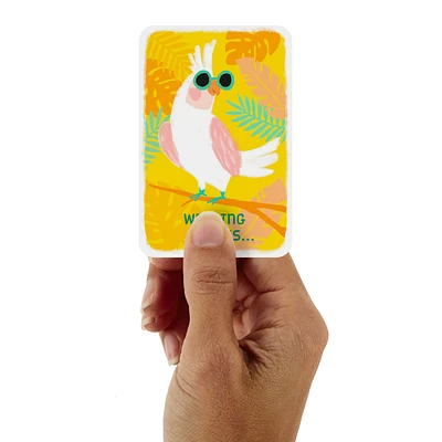 3.25" Mini You Shine So Bright Cockatoo Encouragement Card for only USD 1.99 | Hallmark