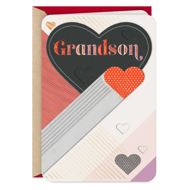 Hallmark Oh-So-Bright Pop-Up Valentine's Day Card for Grandson