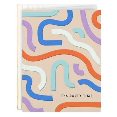 It's Party Time Celebration Card for only USD 3.99 | Hallmark
