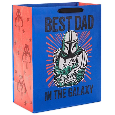 13" Star Wars: The Mandalorian™ Best Dad in the Galaxy Large Father's Day Gift Bag for only USD 4.49 | Hallmark