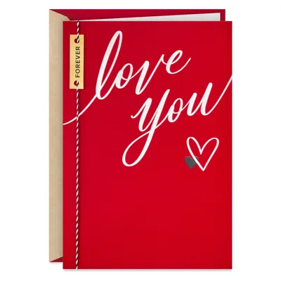 Love You Forever Romantic Valentine's Day Card for only USD 7.99 | Hallmark
