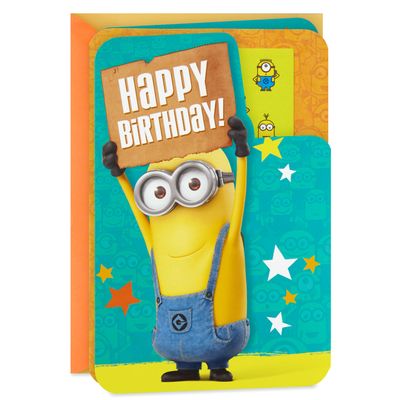 Hallmark Despicable Me Minions Nephew Birthday Card With Removable Goggles  | Montebello Town Center