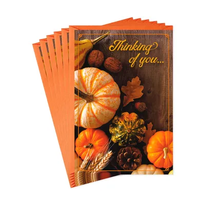 Pumpkins and Gourds Halloween Cards, Pack of 6 for only USD 4.99 | Hallmark