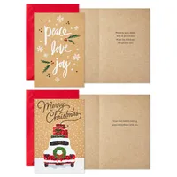 Rustic Kraft Boxed Christmas Cards Assortment, Pack of 36 for only USD 18.99 | Hallmark